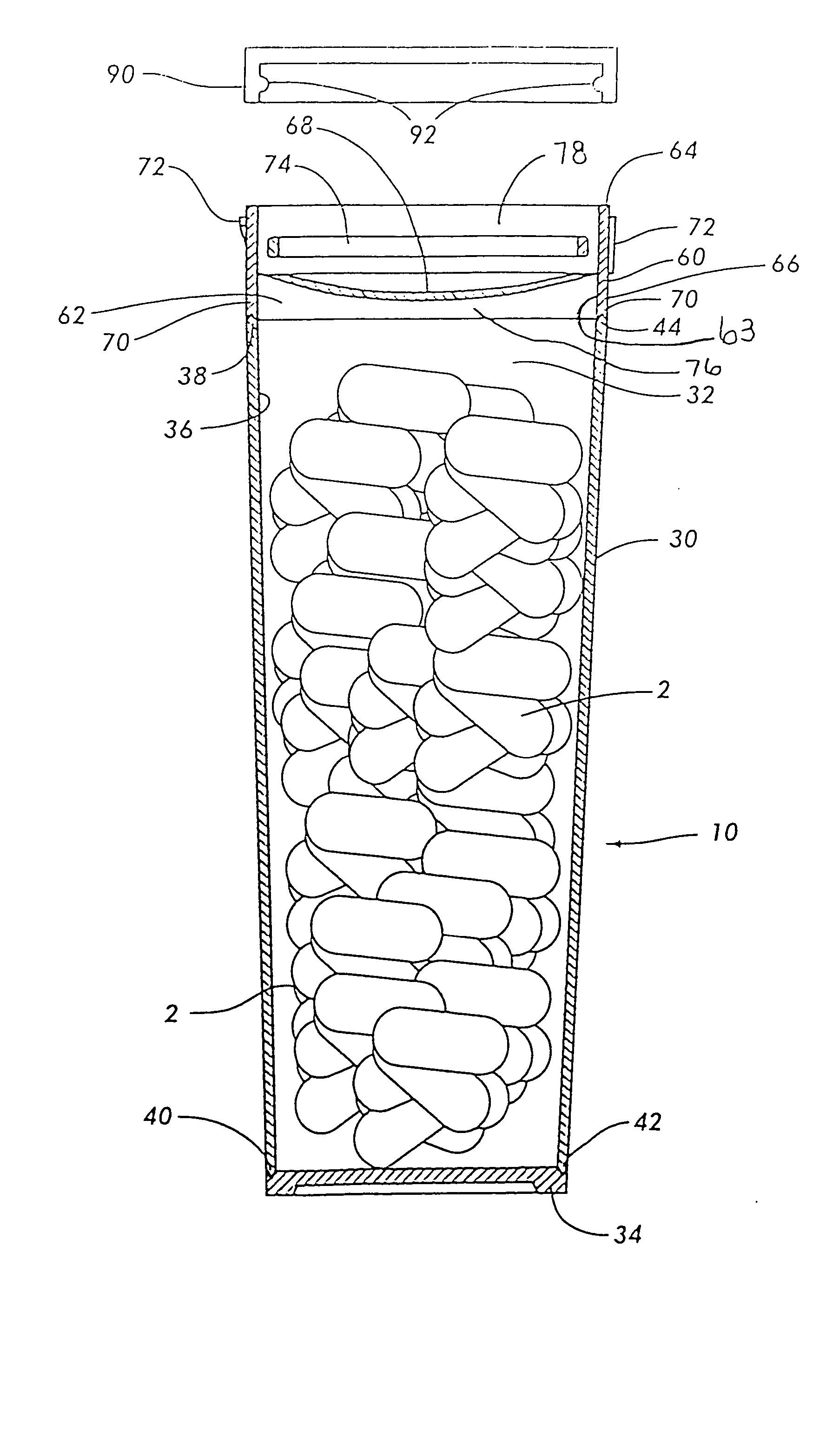 Sealed secure prescription vial apparatus and method