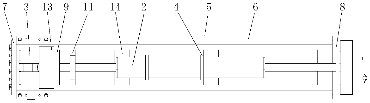 Pulling device for gas pumping and draining drill rod