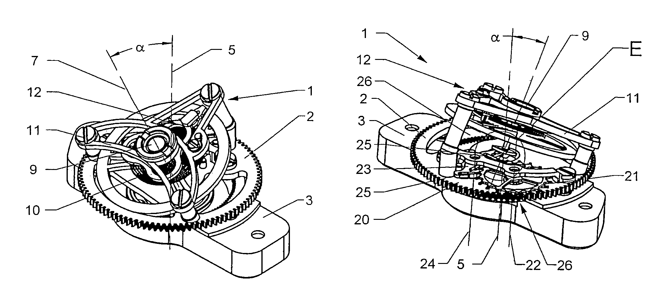 Oblique tourbillon