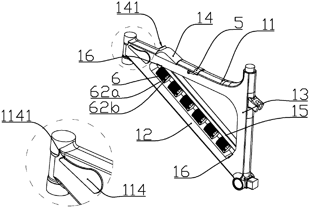 A shared bicycle for quick return