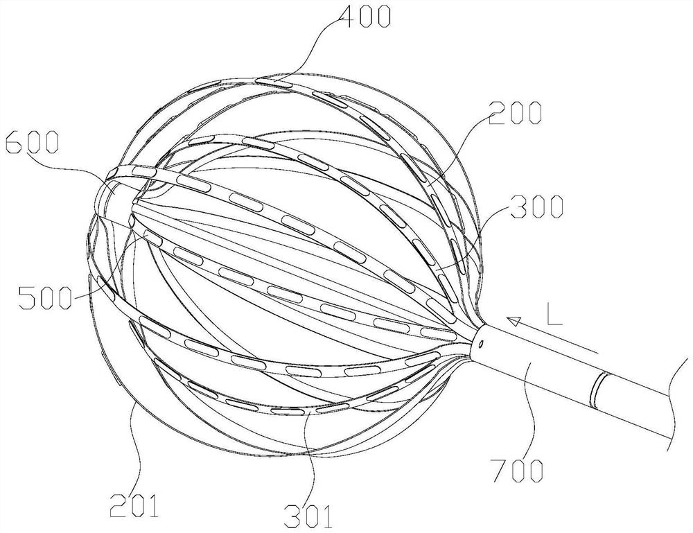 Double-layer basket catheter device