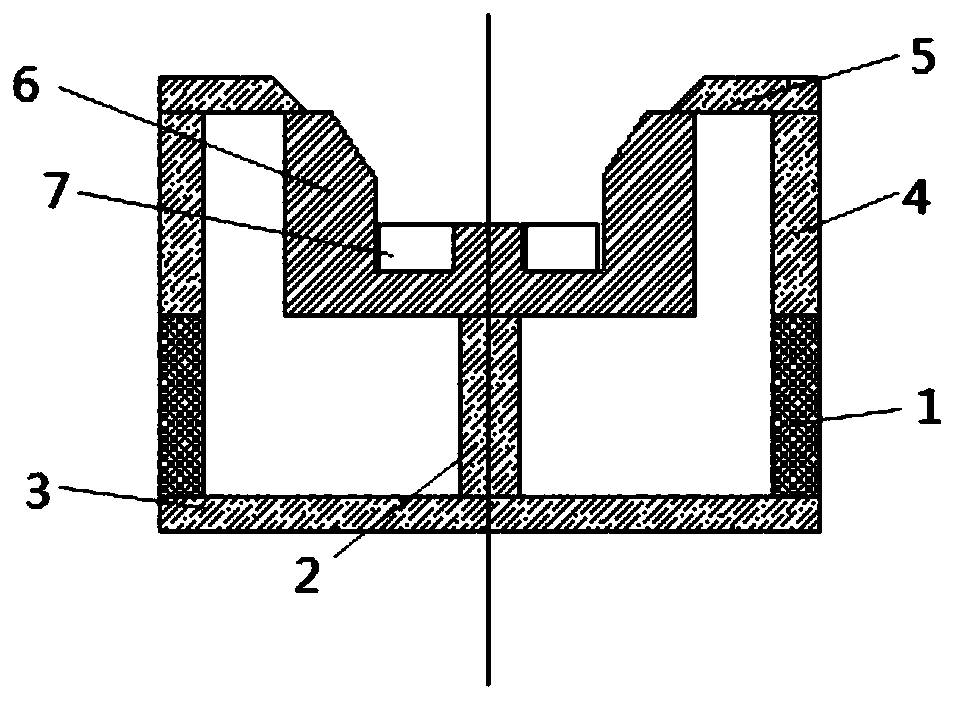 Cylindrical hall thruster with variable cross-section channel