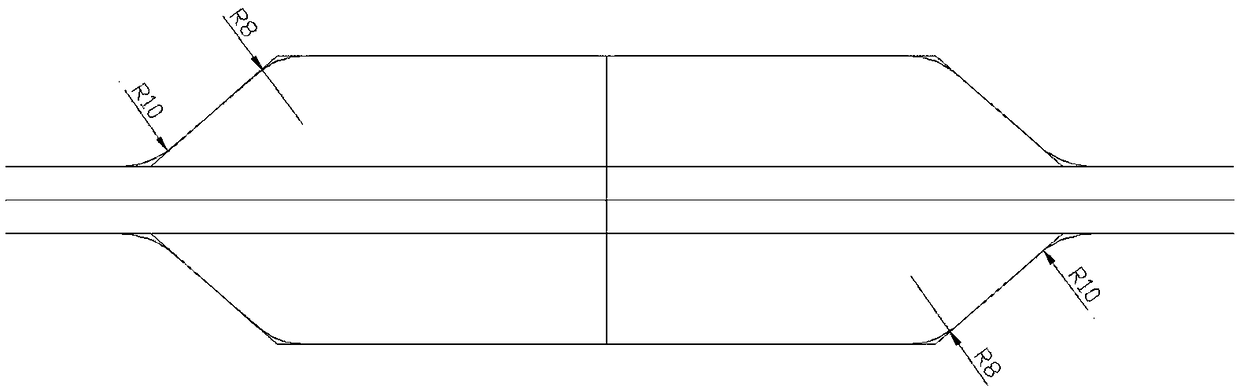 Rolling method of small and medium shipbuilding flat-bulb steel