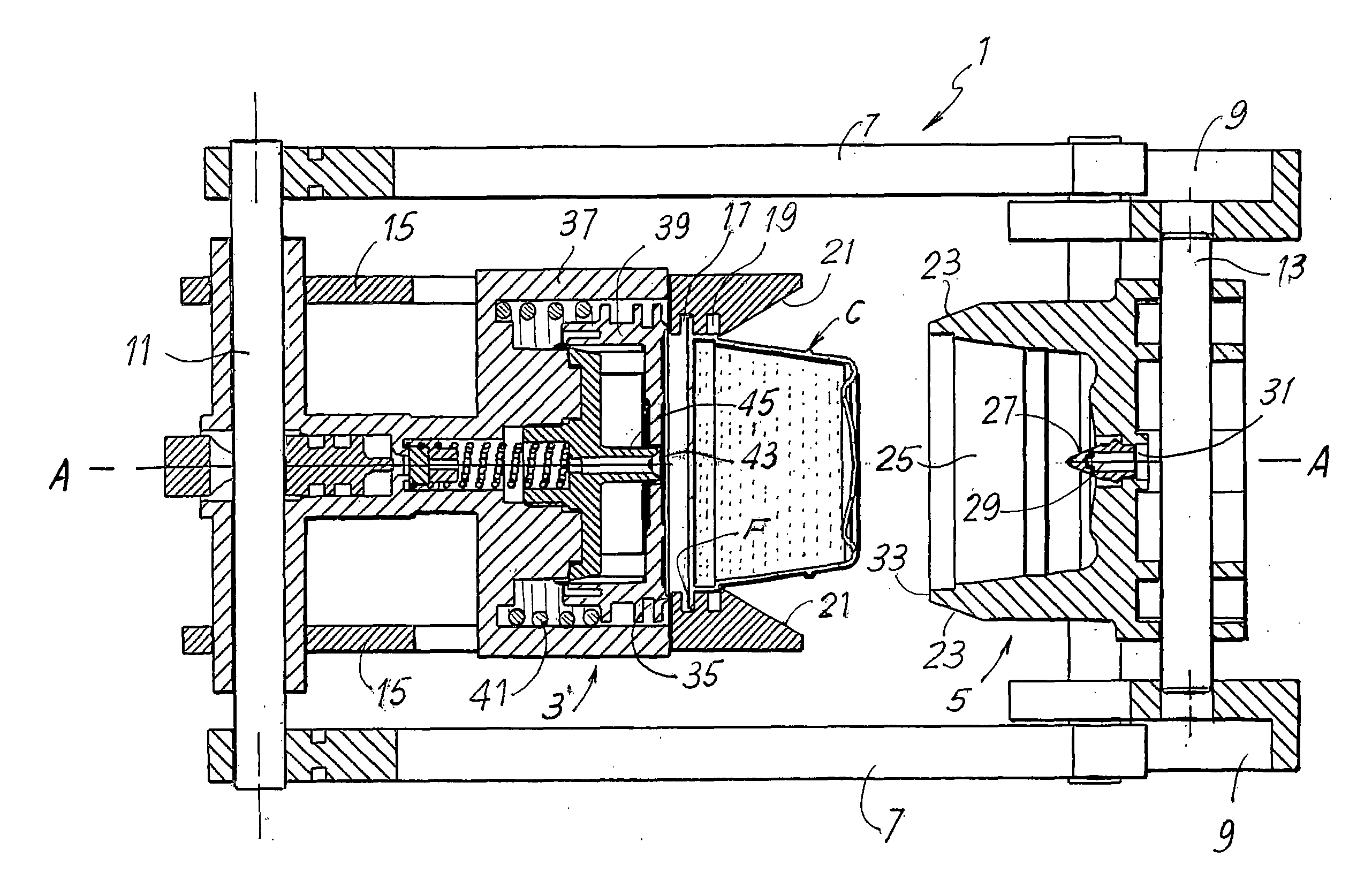 Infusion device for prepare beverages from single-serving capsules