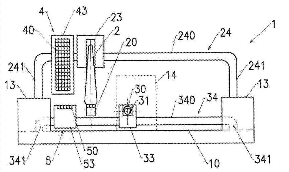 Intraoral device for automated preparation of the teeth with a view to performing partial or peripheral restorations