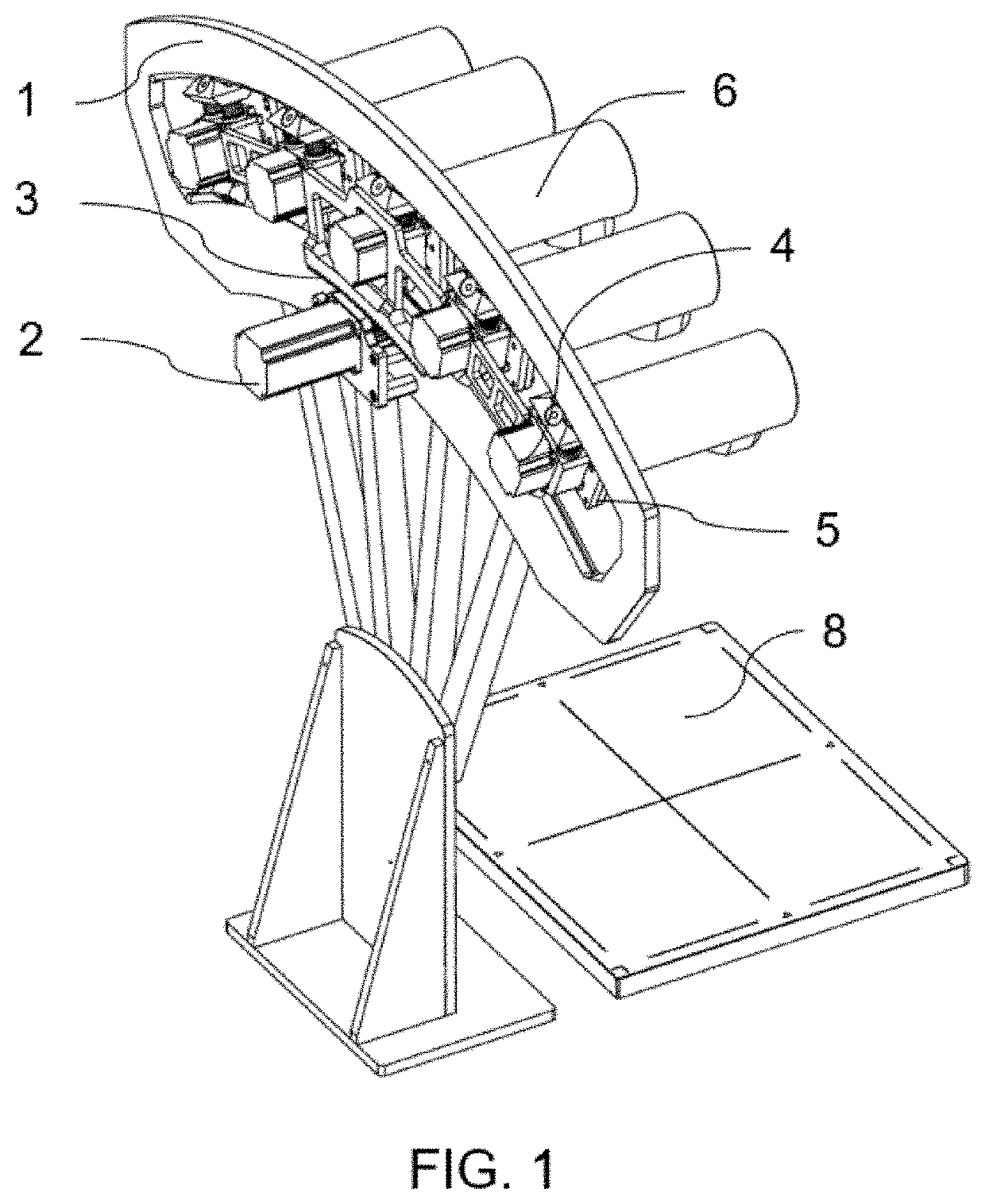 Artificial Intelligence Training with Multiple Pulsed X-ray Source-in-motion Tomosynthesis Imaging System