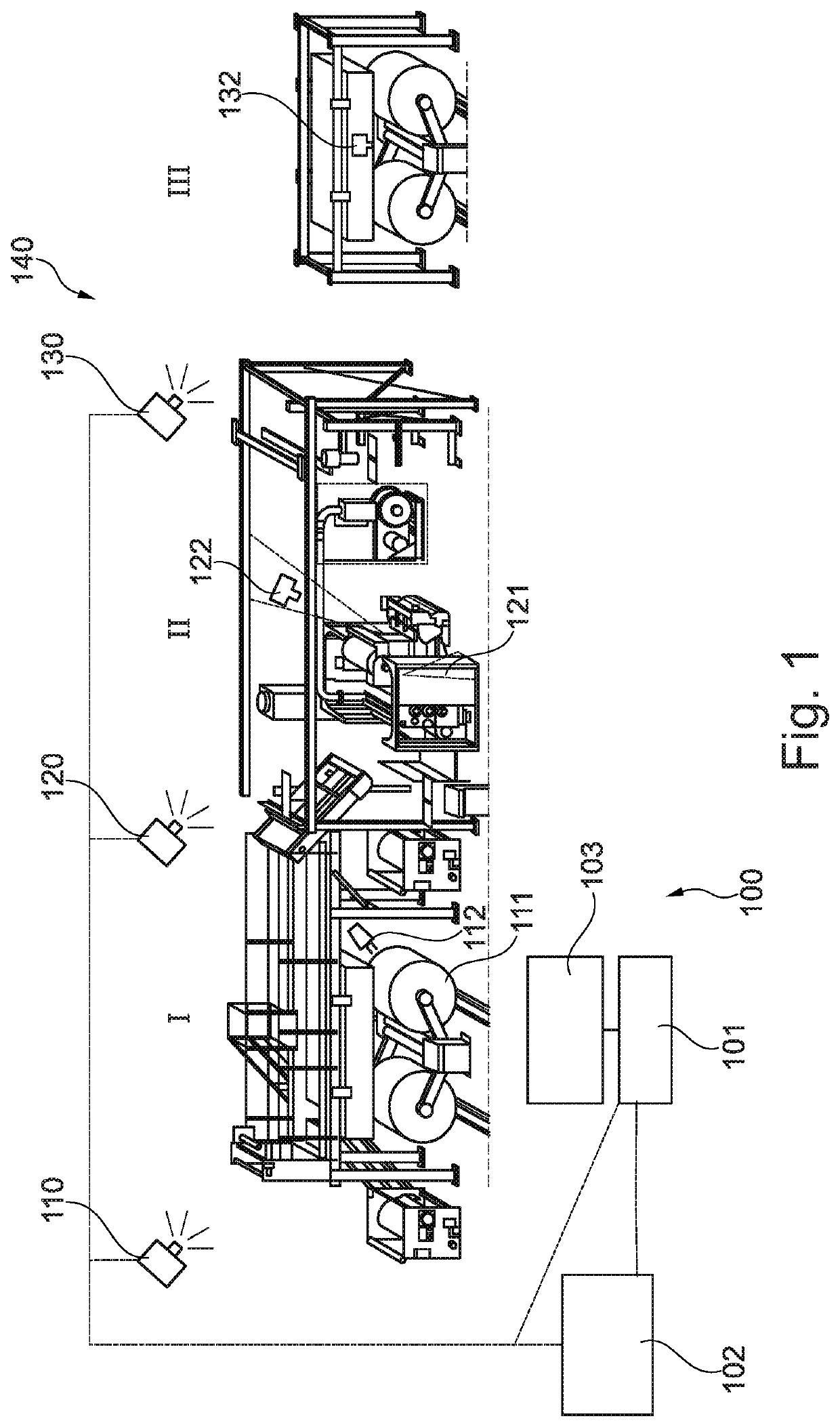 Control system for a functional section of a paper processing device