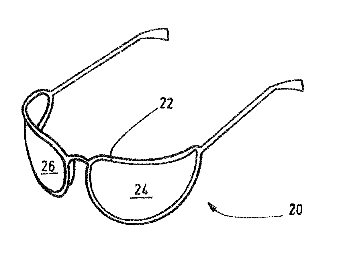 Lens and method for enhanced visual targeting of a sports archery target