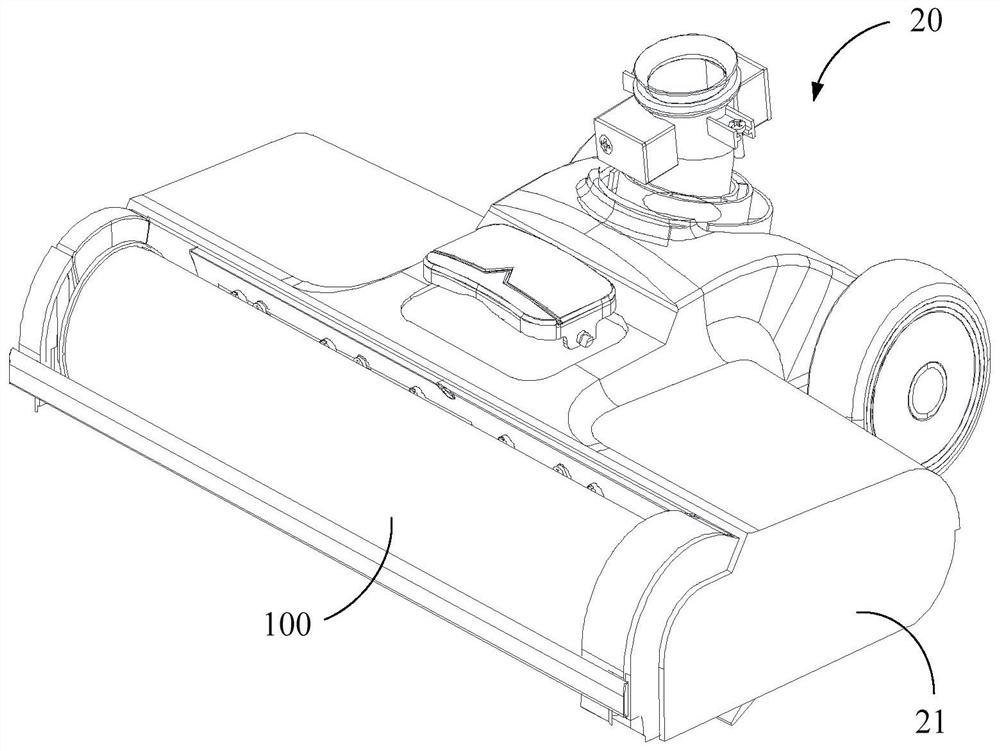 Brush shaft assembly, floor brush assembly and floor cleaning equipment