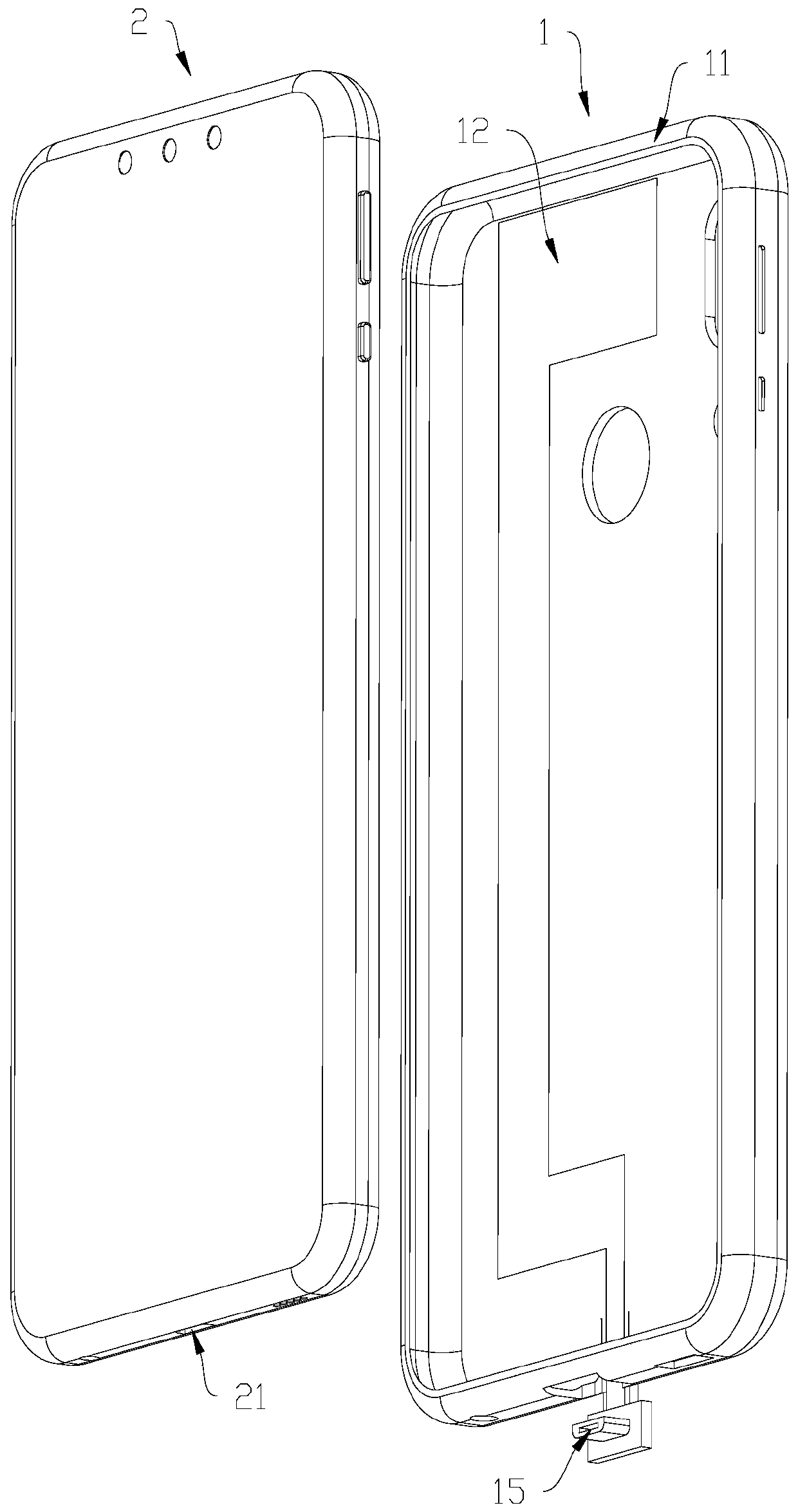 Electronic device and electronic device protective sleeve integrated with sterilization function