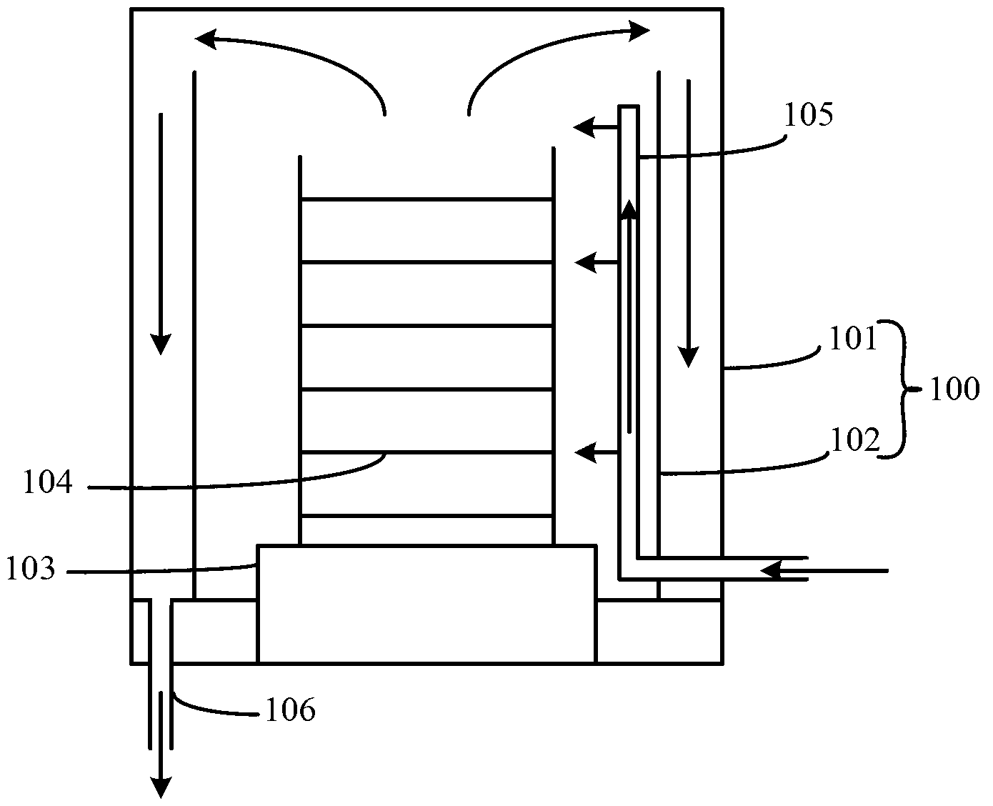 Depositing device