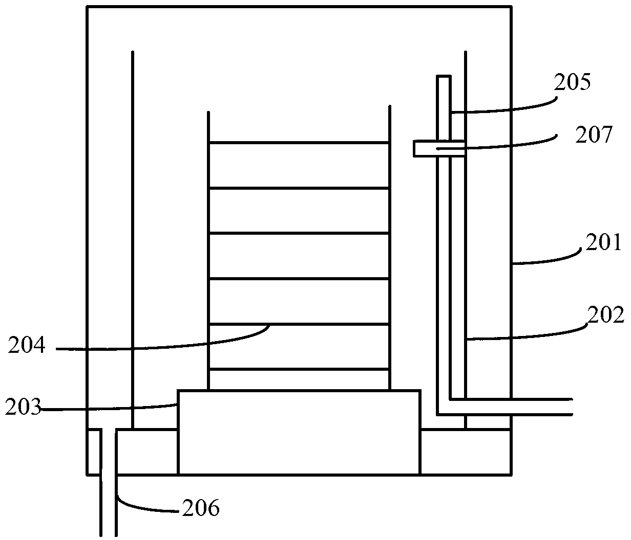 Depositing device