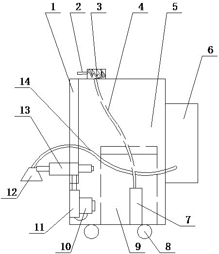 Cooling device for gear forging