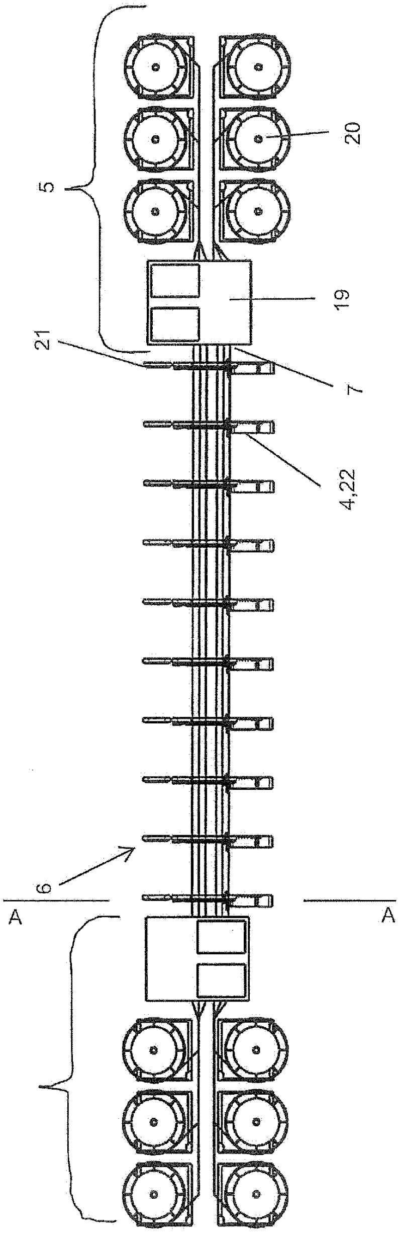 Method and device for producing welded connections