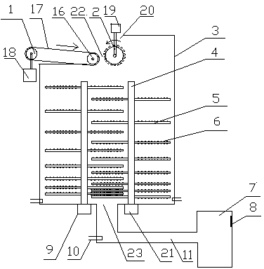 Cotton opening machine