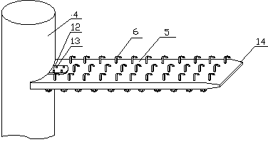 Cotton opening machine