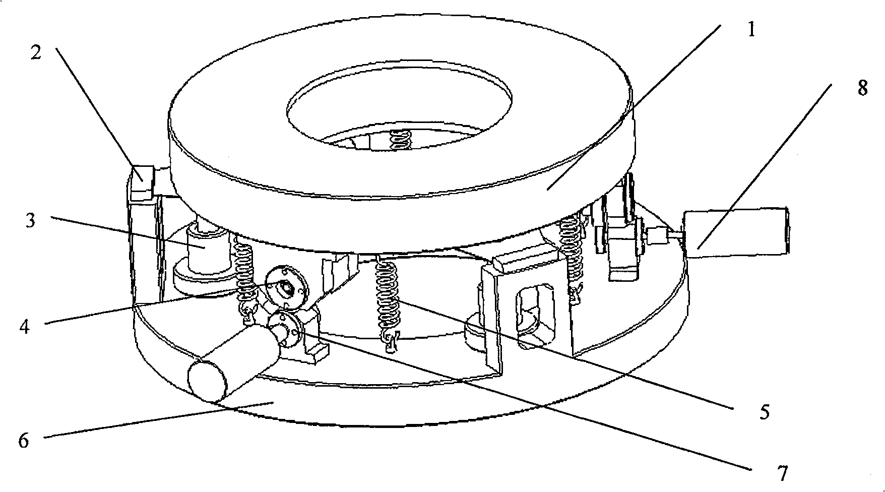 High-precision quick level adjusting device