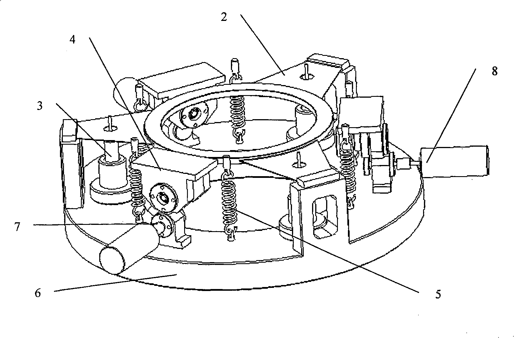 High-precision quick level adjusting device