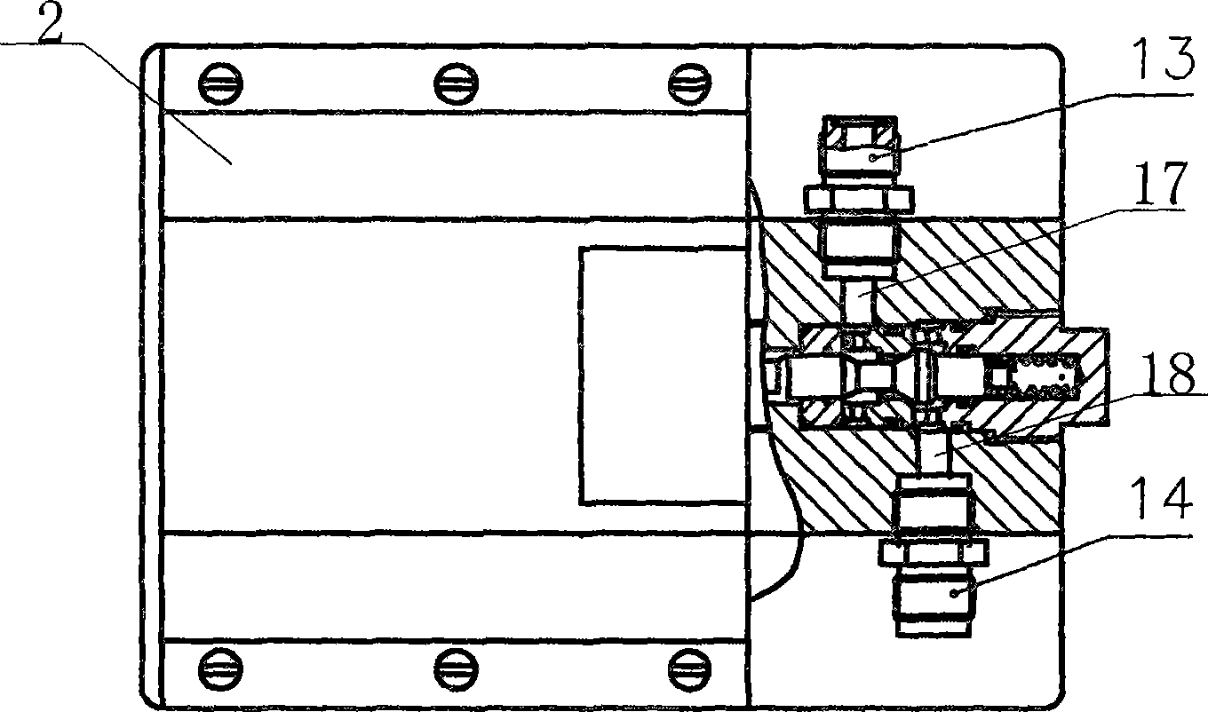 Improved ultra-high pressure stopped foot pedal control valve