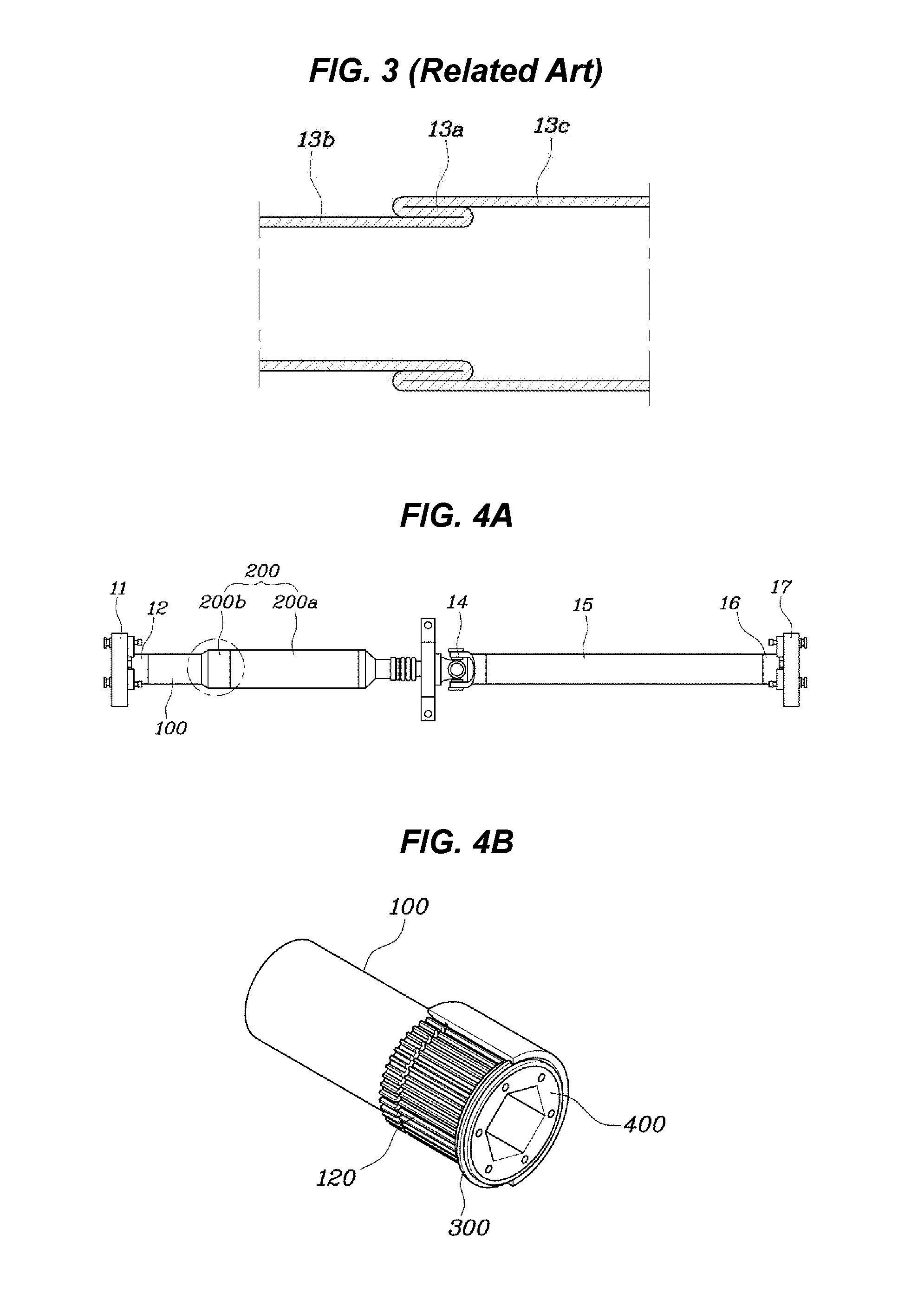 Propeller shaft for vehicle