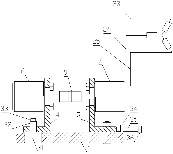 Device for testing controller of BLDC (brushless DC) motor