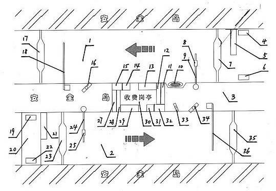 Multi-functional toll collection lane controlling and managing system of toll road