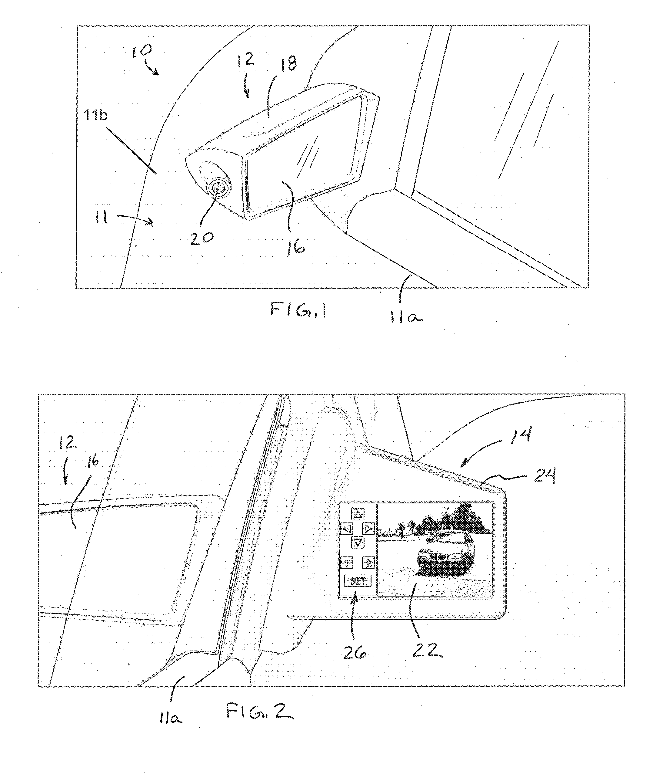 Vision system with door mounted exterior mirror and display