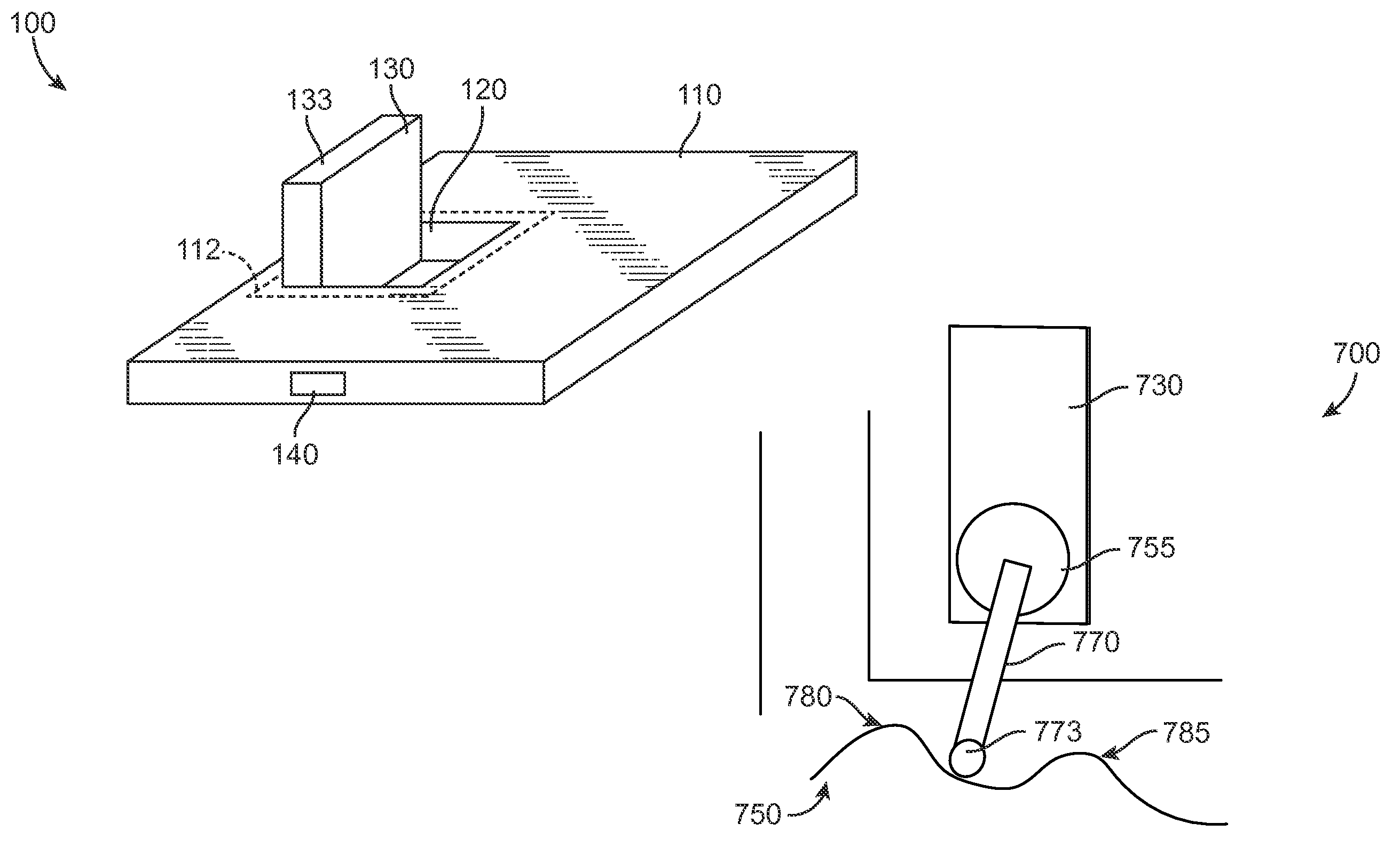 Docking station with moveable connector for hand-held electronic device