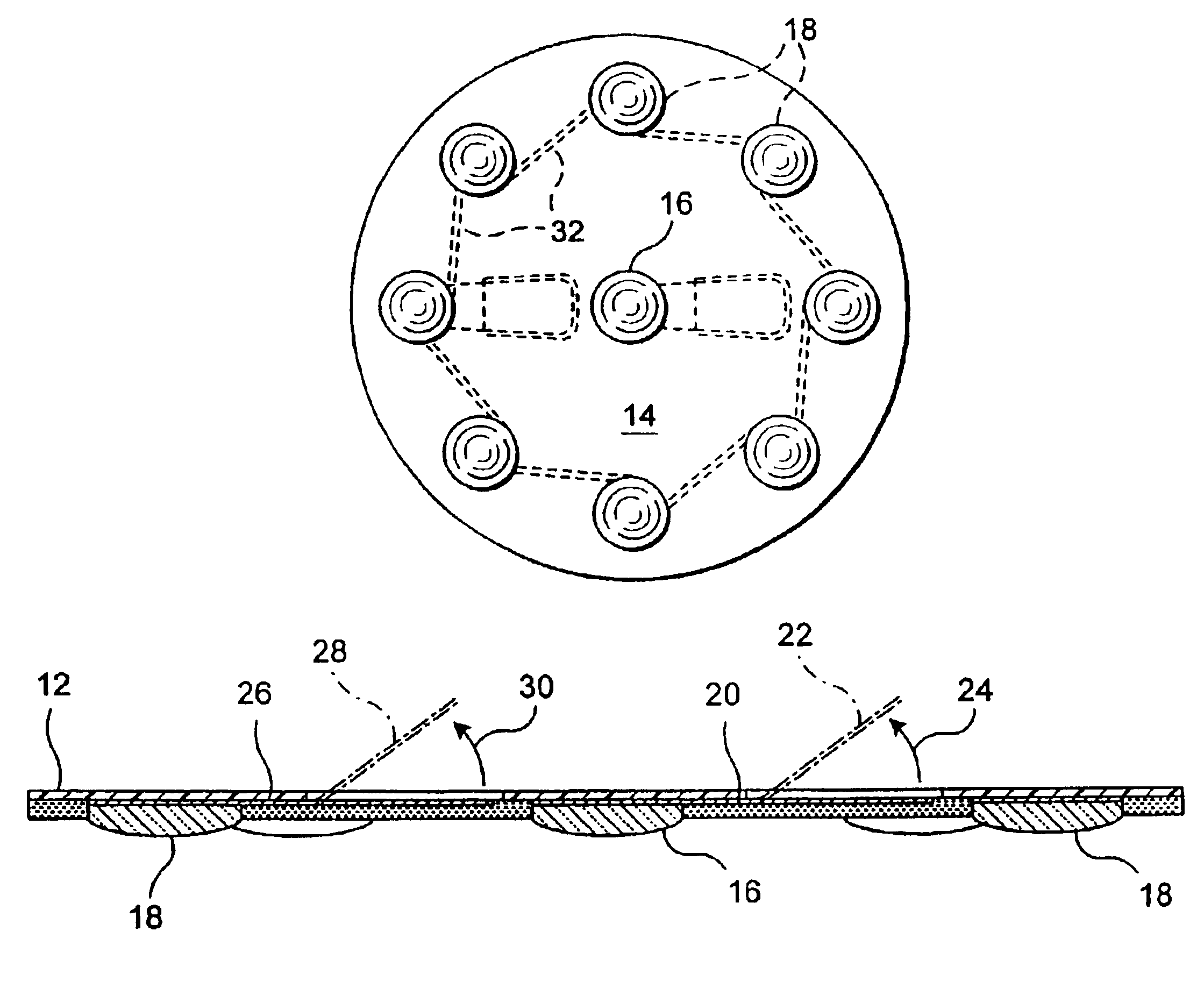 Device for surface stimulation of acupuncture points