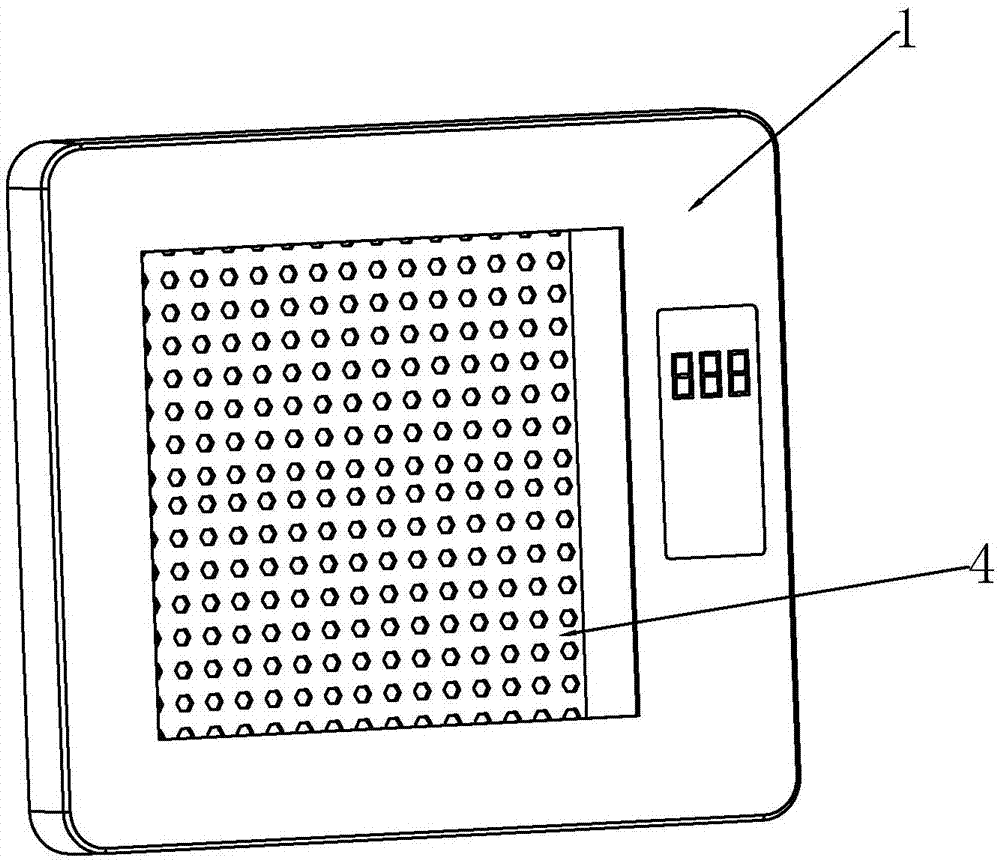 Air filtering device capable of facilitating updating of filtering net