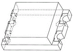 QFN surface-mounted RGB-LED encapsulation module and manufacturing method thereof