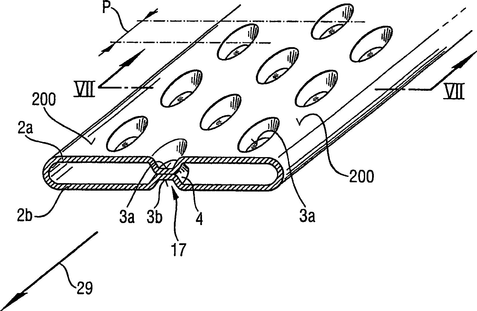 Pressure containing heat transfer tube and method of making thereof