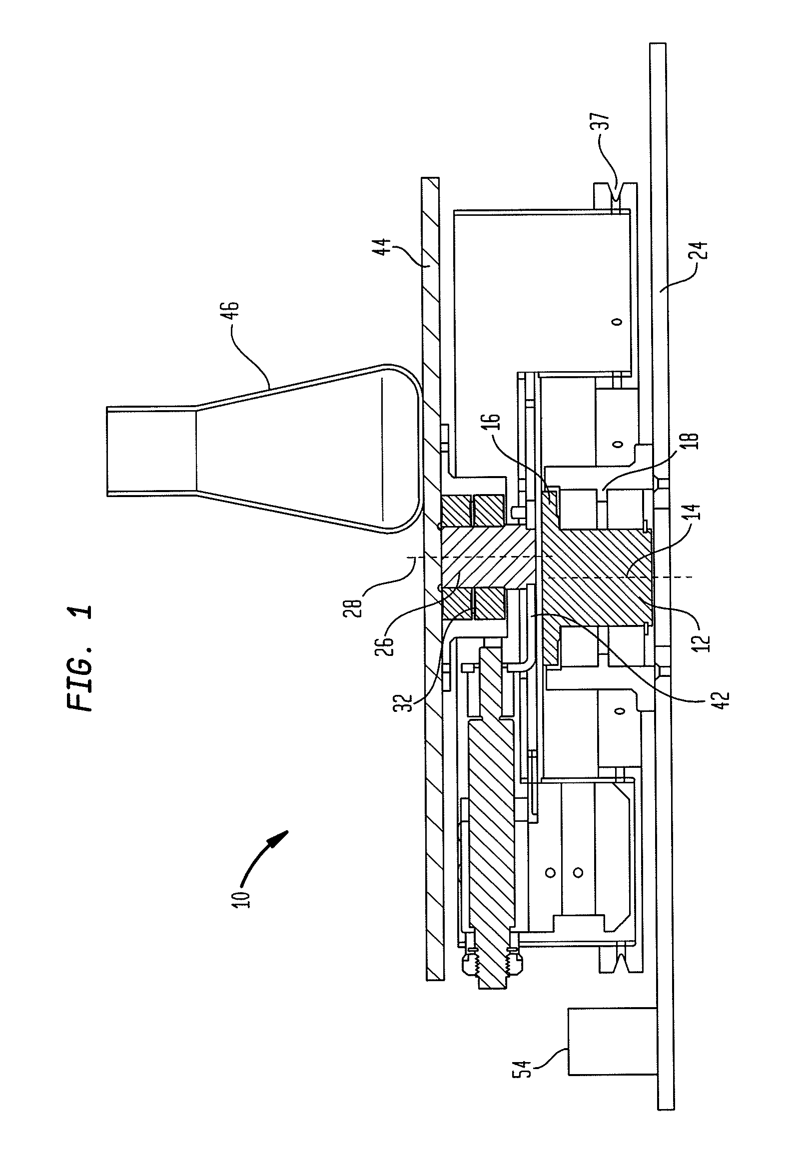 Adjustable orbit imbalance compensating orbital shaker