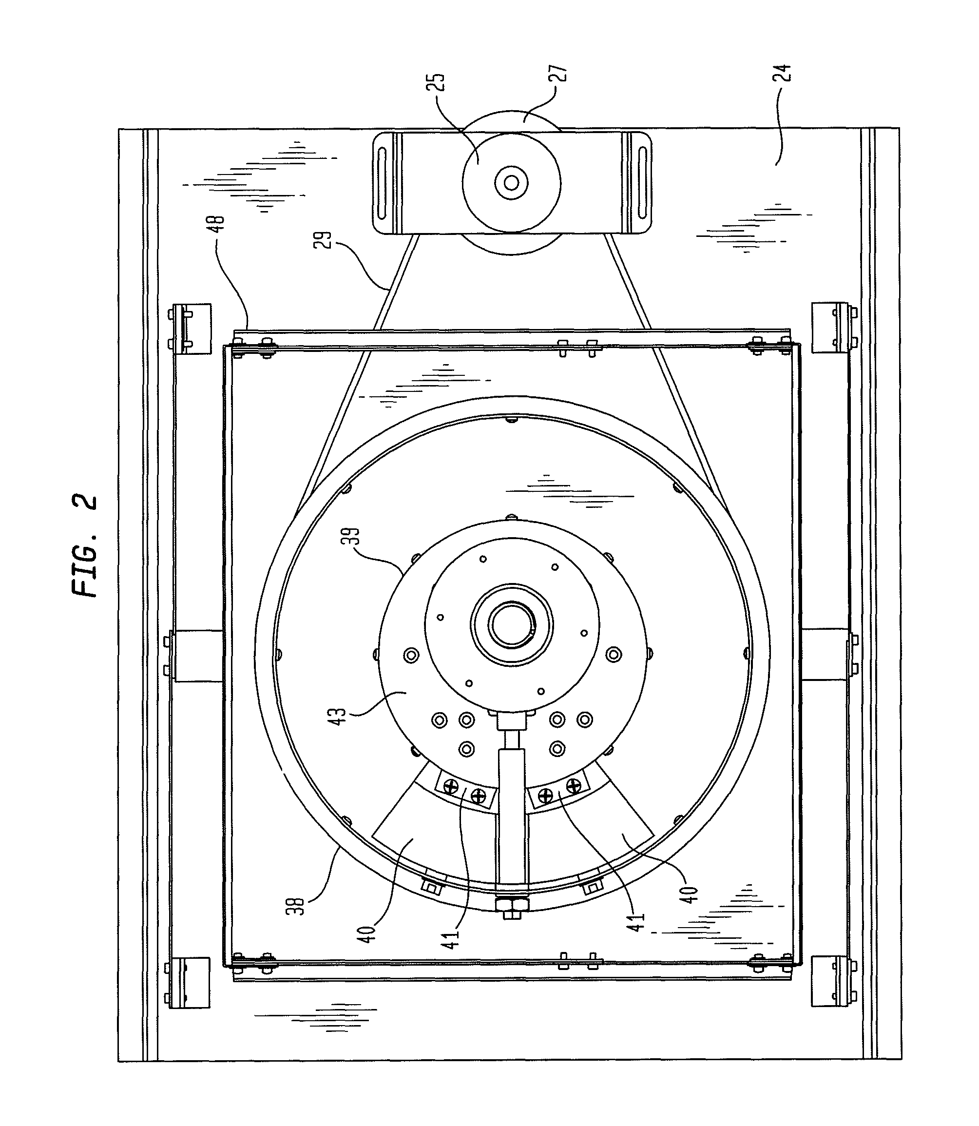 Adjustable orbit imbalance compensating orbital shaker