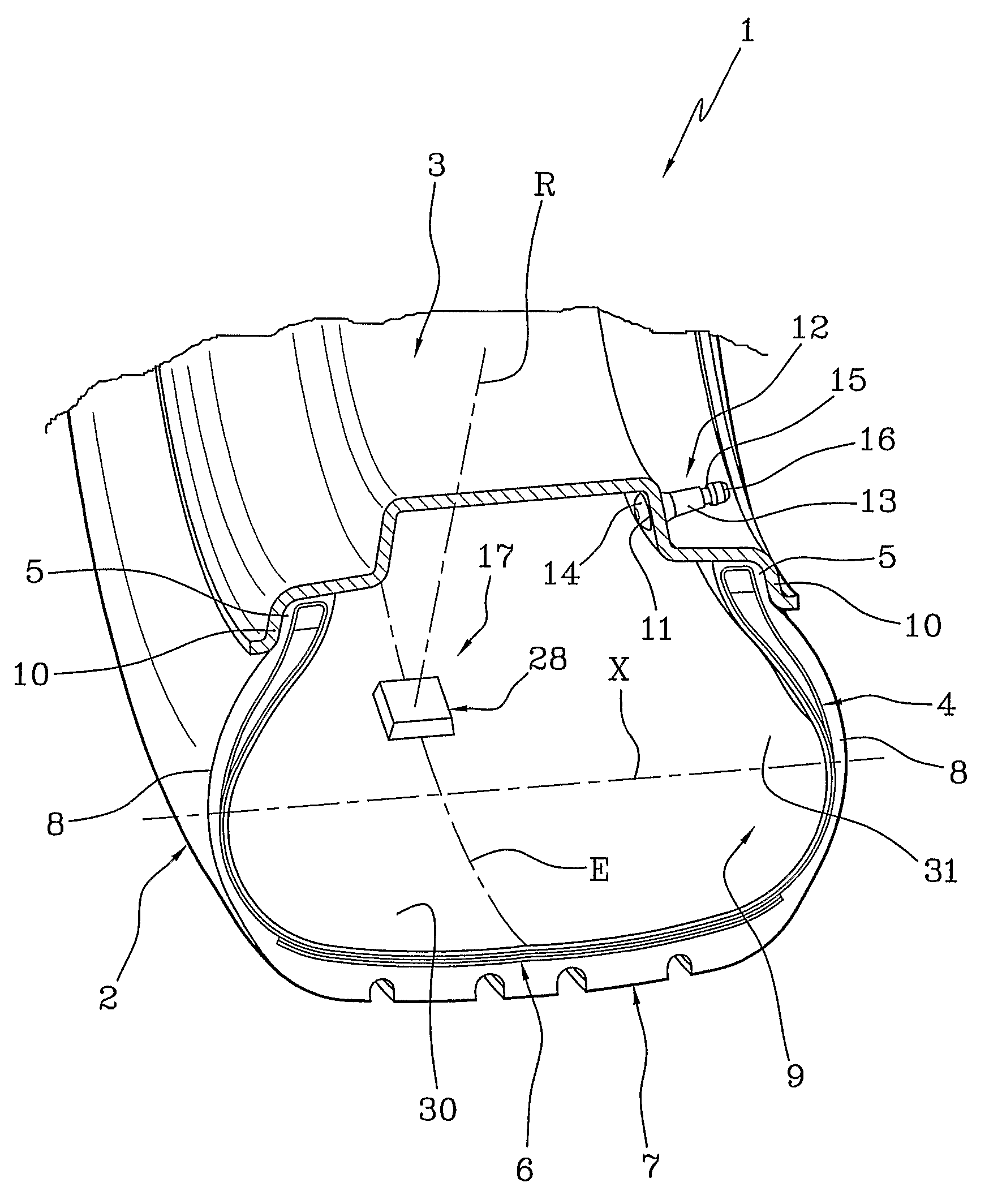 Wheel for vehicles