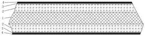 Pre-laid wet-laid waterproofing membrane with cross-linked reactive layer