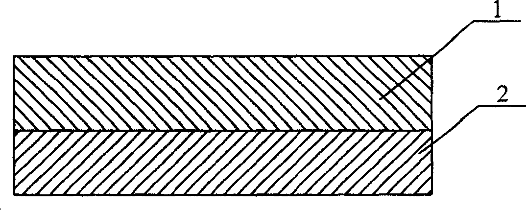 Composite plate of intermetallic TiAl compound and Ti alloy and its production process