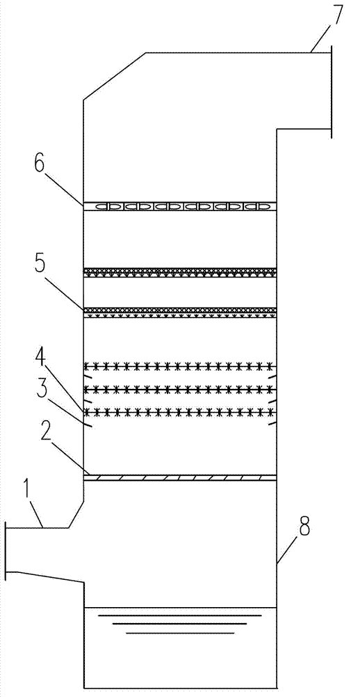 High-quality spray absorber for wet flue gas desulfurization