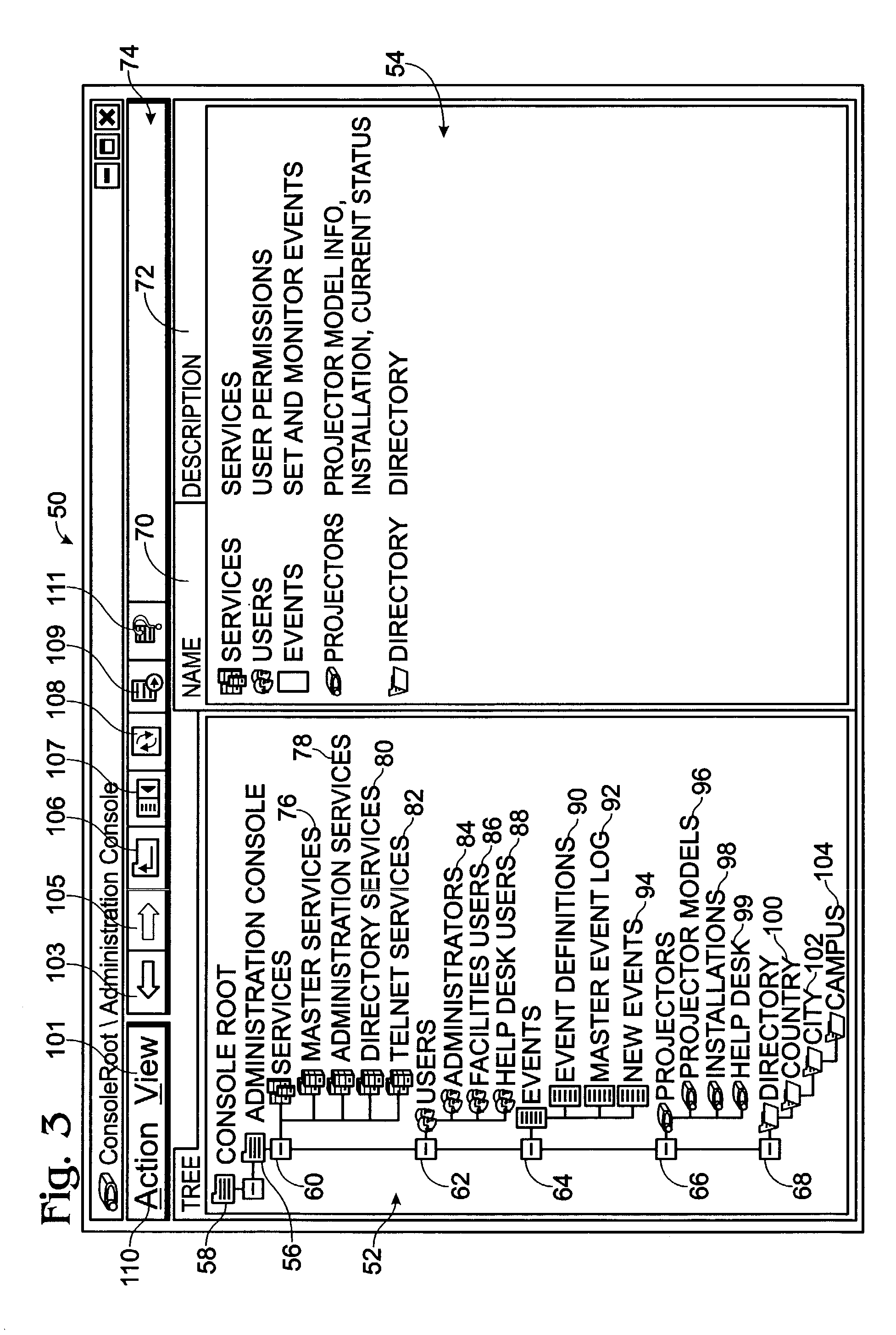 Projector device management system