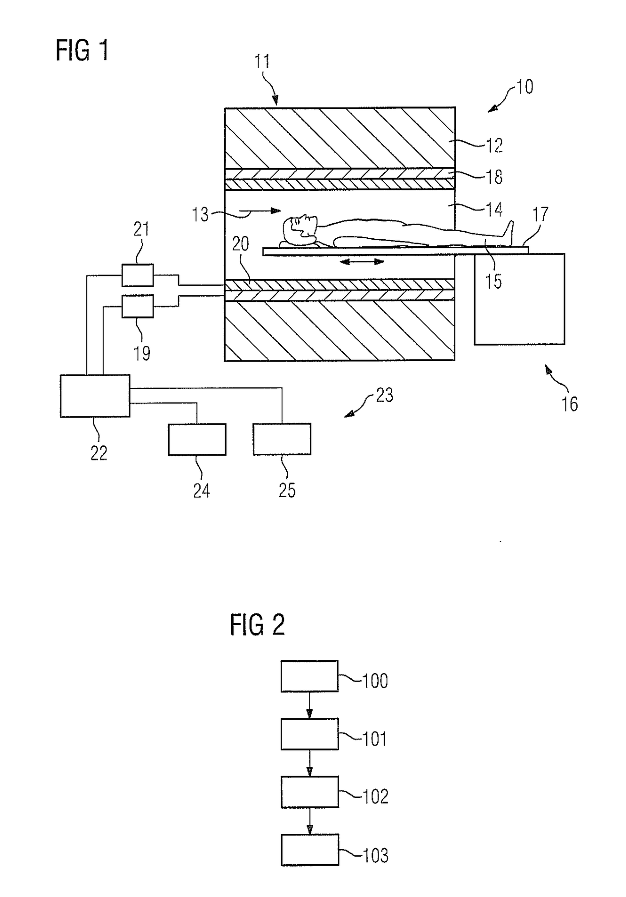 Method for establishing implant information about a patient from a magnetic resonance scan