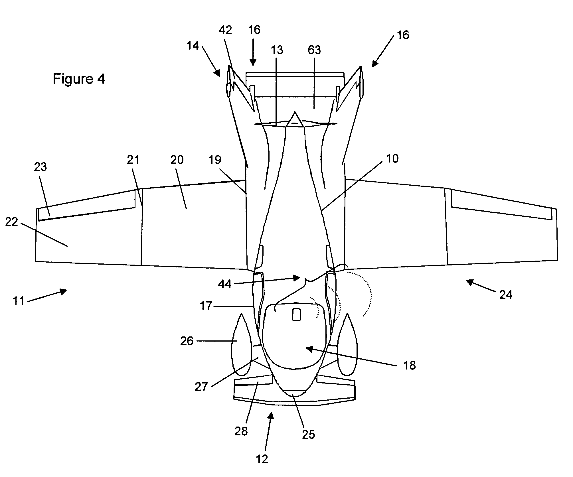 Roadable aircraft with folding wings and integrated bumpers and lighting