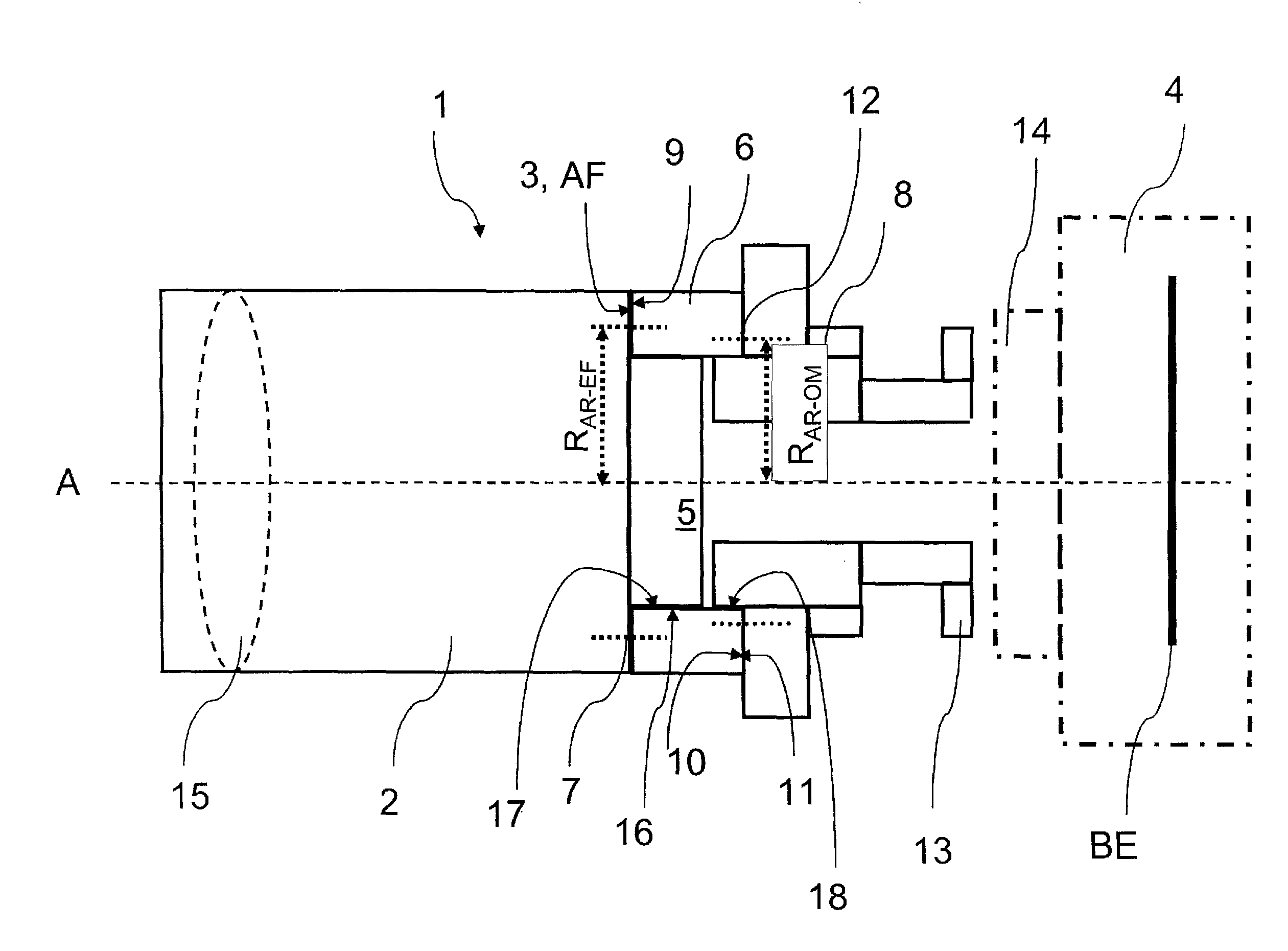 Camera lens assembly and adaptation set