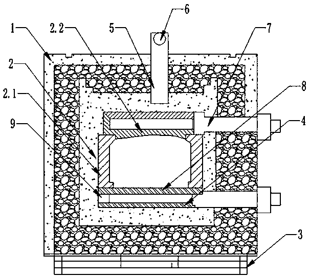 A double pusher kiln for producing ferrovanadium nitride