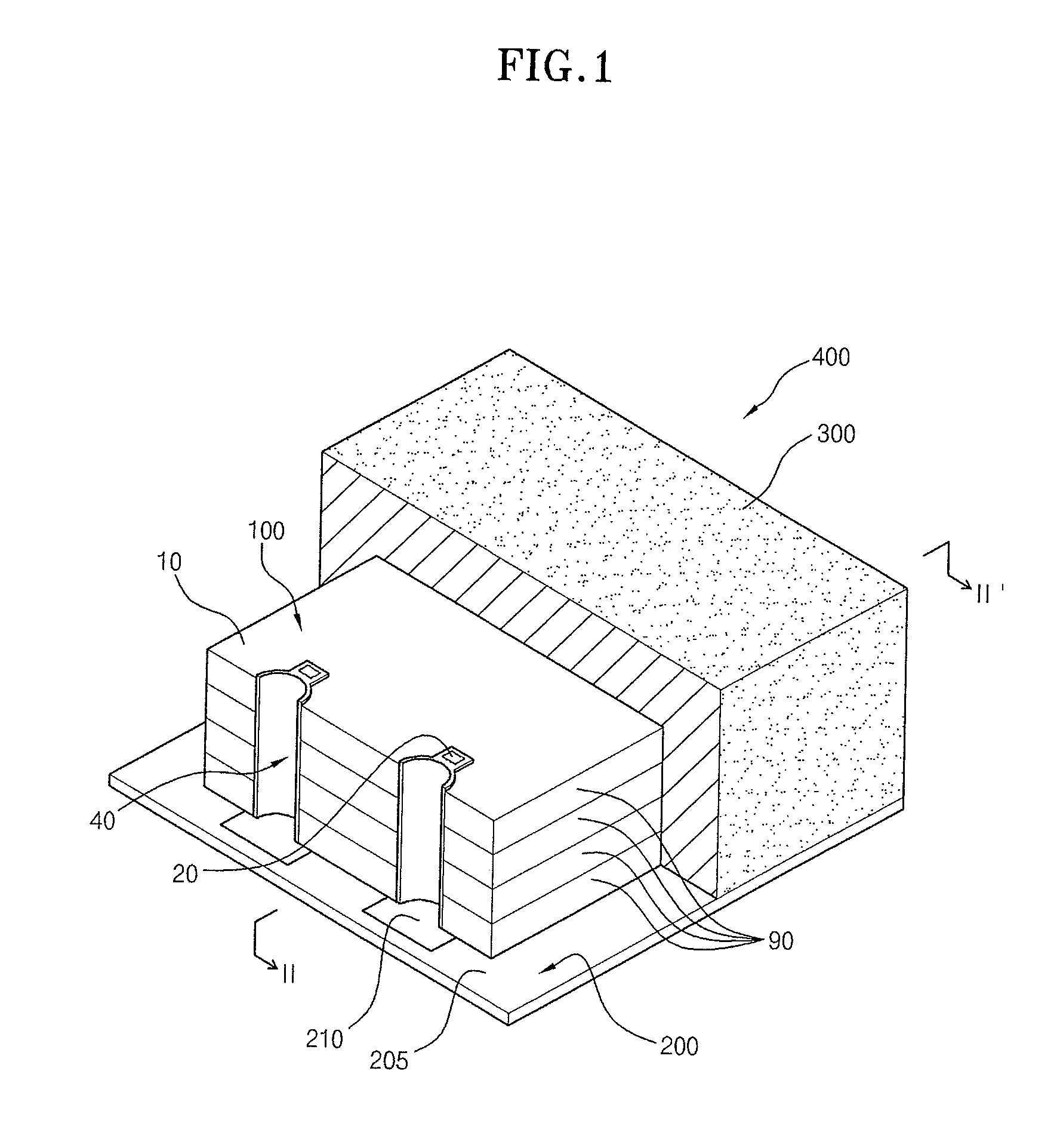 Stacked semiconductor package without reduction in stata storage capacity and method for manufacturing the same