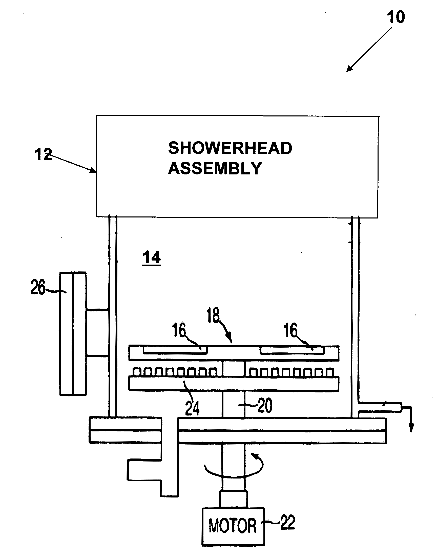 Showerhead for chemical vapor deposition (CVD) apparatus