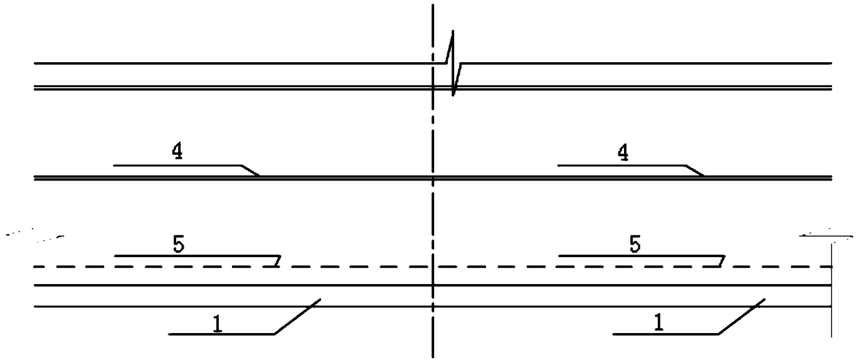 Basement bottom plate structure high in floating and cracking resistance and design method thereof