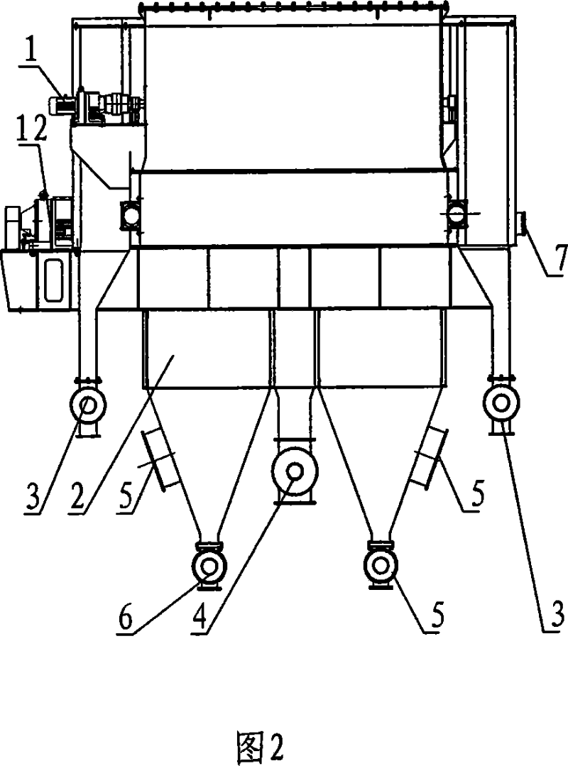 Technique process for coal flow fractionation and moisture adjustment