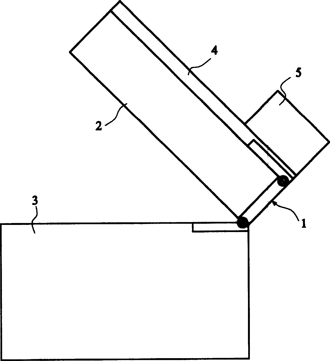 Self-locking type hinge device and multifunctional integrated machine using the same