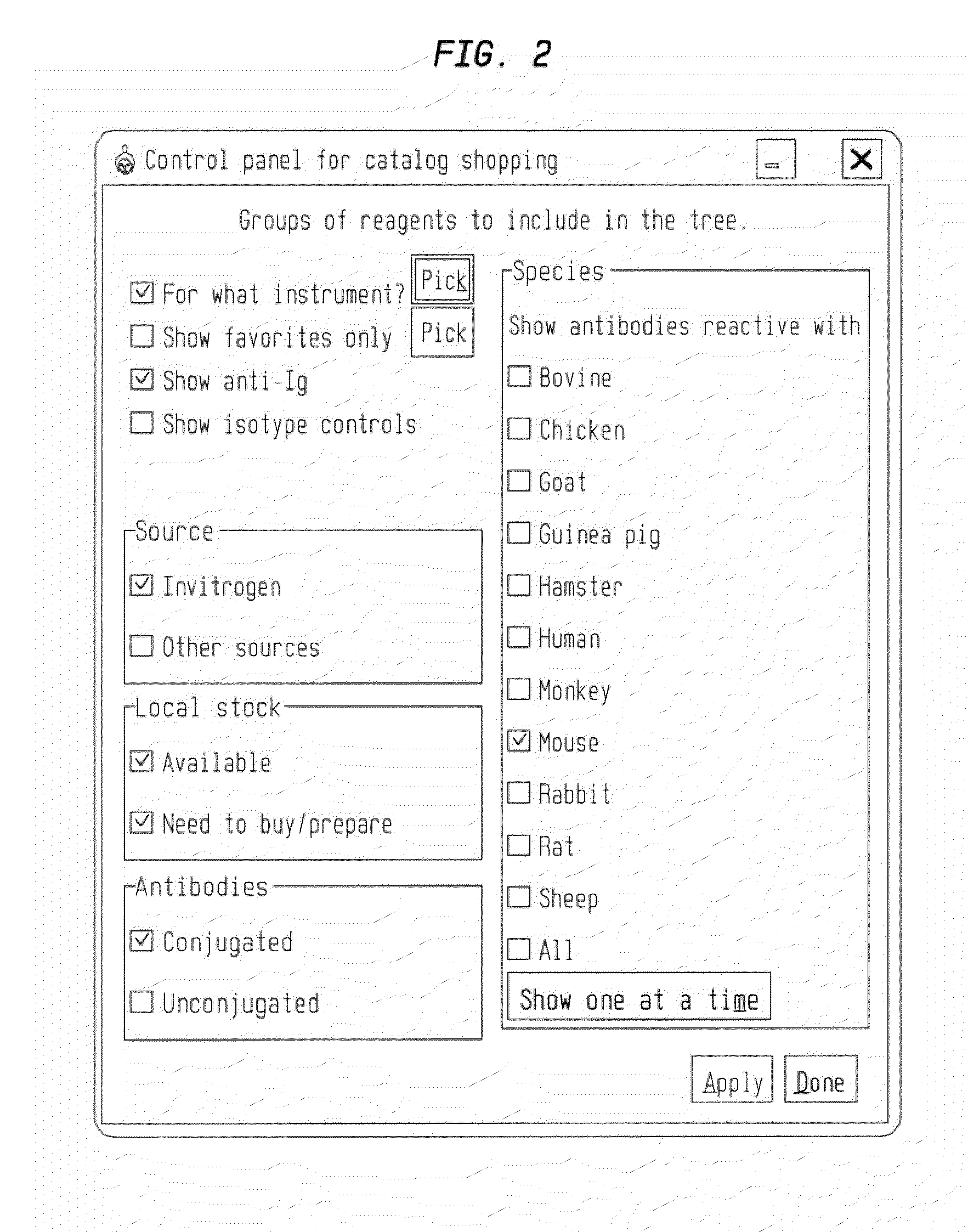 System and method for selecting a multiparameter reagent combination and for automated fluorescence compensation