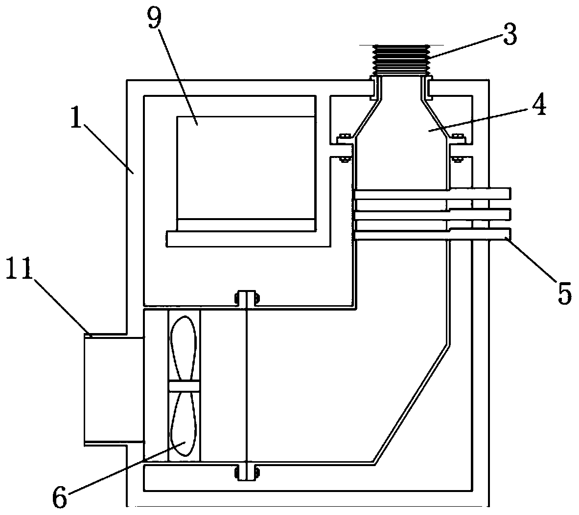 Adsorption treatment system based on oral diagnosis and treatment splashes, and treatment method thereof